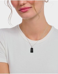 THOMAS SABO - Large pendant with black Goldbear and zirconia
