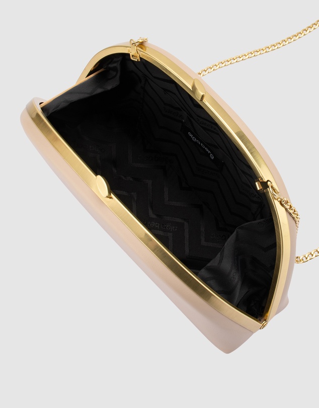 Olga Berg - Celeste Curved Clutch