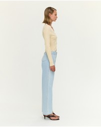 Staple the Label - Gia Crop Knit Top