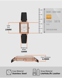 Fossil - Raquel Black Analogue Watch