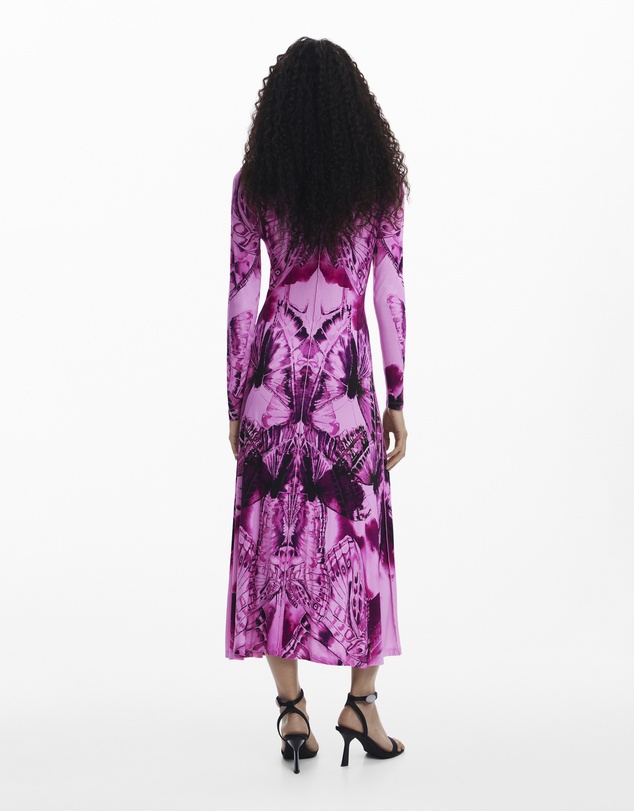 Desigual - Butterfly midi dress