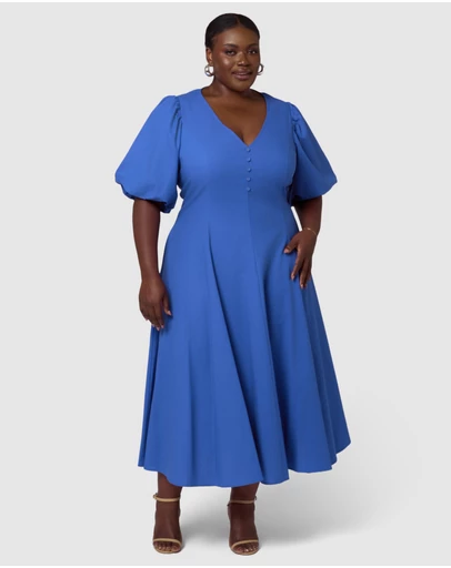 Pink Dusk by Curve Project - Ignition Midi Dress