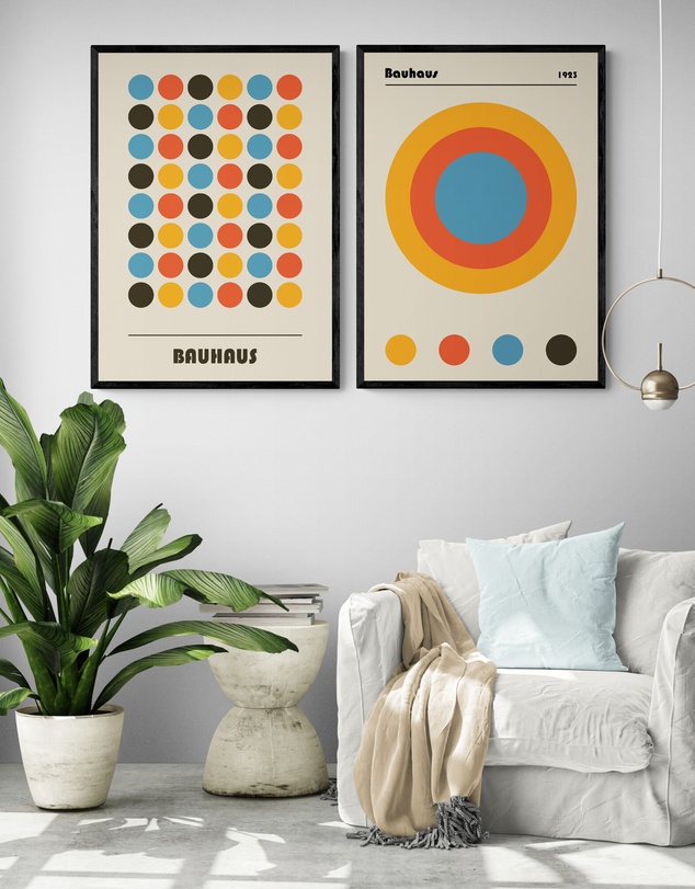 Inka Arthouse - Bauhaus Set of 2 Art Prints