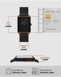 Skagen - Hagen Black Analogue Watch