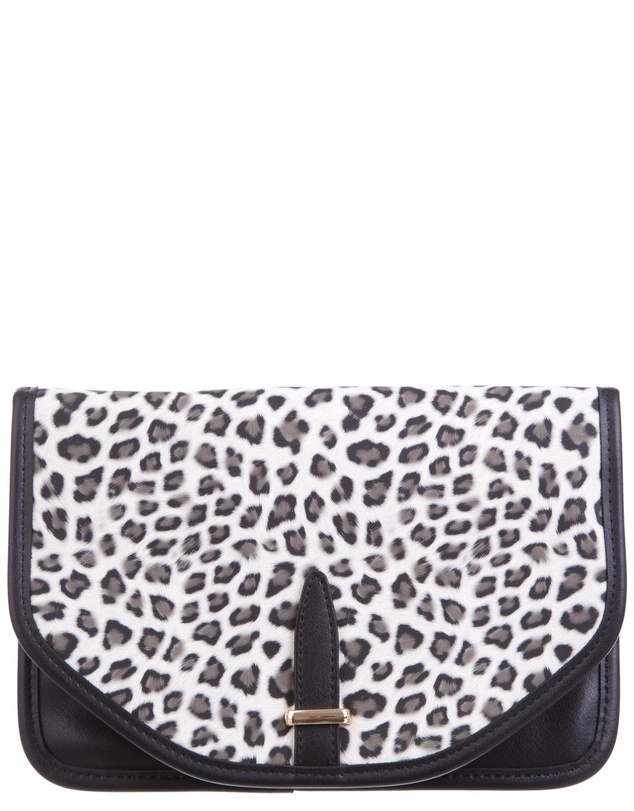 Zalora - Leopard Print Clutch