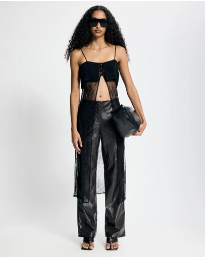 Lover - Genevieve Patent Faux Leather Pants
