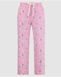 Bamboozld - Womens Champagne Bubbles Jersey Lounge Pant
