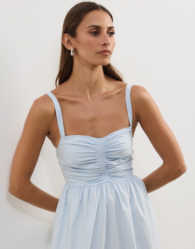Atmos&Here - Andy Cotton Poplin Midi Dress