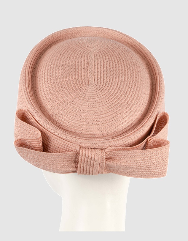 Max Alexander - Coral Braid Pillbox Hat
