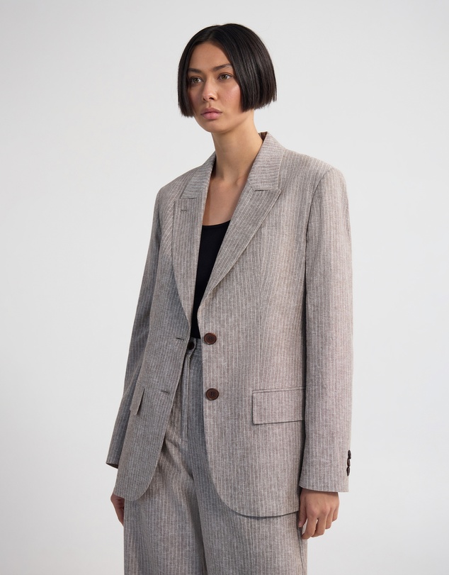 Oxford - Racer Open Back Blazer