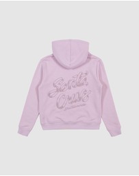 Santa Cruz - OS Ribbon Script Chest Hoodie - Teens