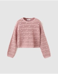 M.N.G - Blush Sweater - Kids-Teens