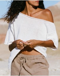Arcaa - Alyia Asymmetrical Knit Tee