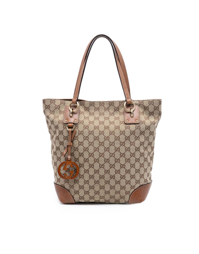 Pre-Loved by Azura Reborn - Pre-Loved Medium GG Canvas GG Charm Tote
