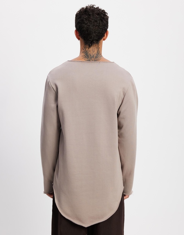 Surrounded By Ghosts - The Vishnevite Raw Neck Fleece Sweatshirt