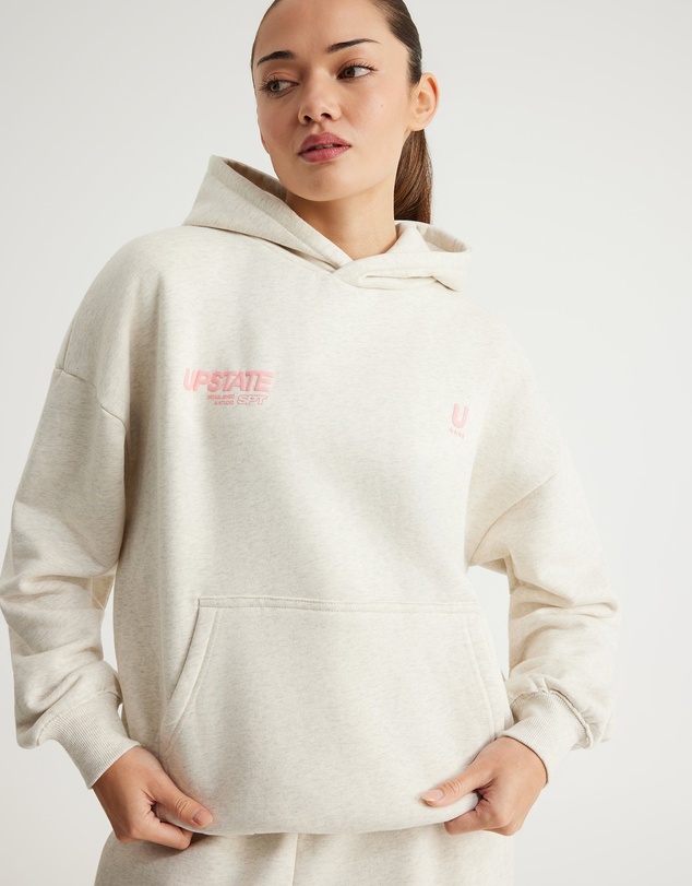 Upstate - Off-Duty Hoodie - Oatmeal Marle