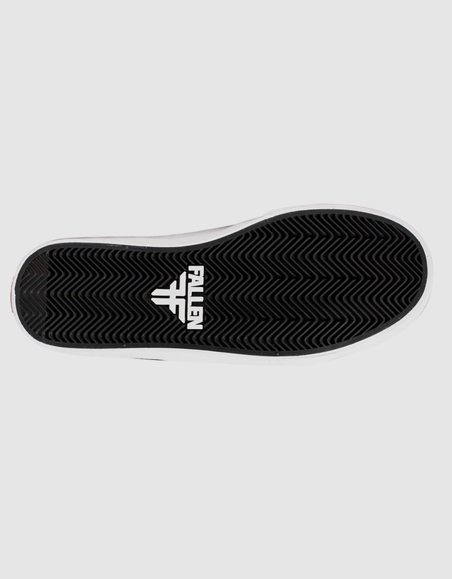 Fallen Footwear - Fallen Footwear Phoenix Kids Vulcanised Sole Shoes Black/White
