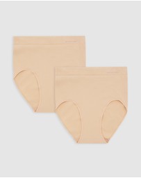 Ambra - 2 Pack Bondi Bare Full Brief