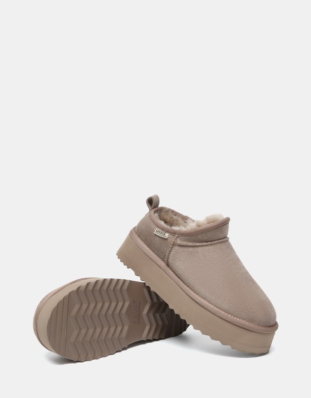 EVERAU - Australian Shepherd Ugg Nano Classic Platform Cow Suede Upper UGG Boots