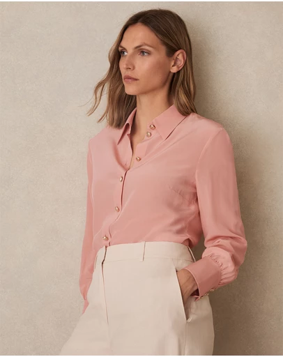 REISS - Gianna Silk Shirt
