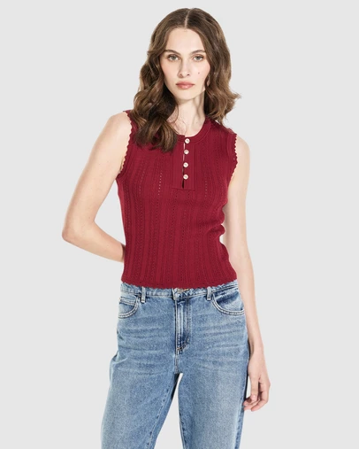 GUESS - Eco Carmen Sleeveless Sweater
