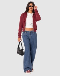 EDIKTED - Avery Zip Up Hoodie