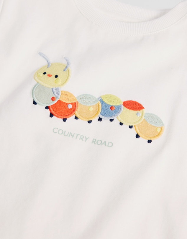 Country Road - Short Sleeve Relaxed Caterpillar T-shirt
