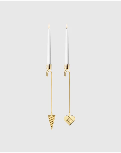 Georg Jensen - 2025 Candleholder Set, Gold