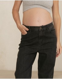 Soon Maternity - Relaxed Wide Leg Jeans