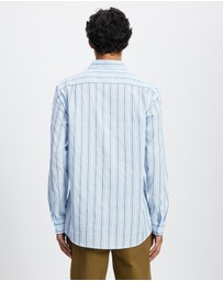 Scotch & Soda - Regular Fit Dobby Stripe Shirt
