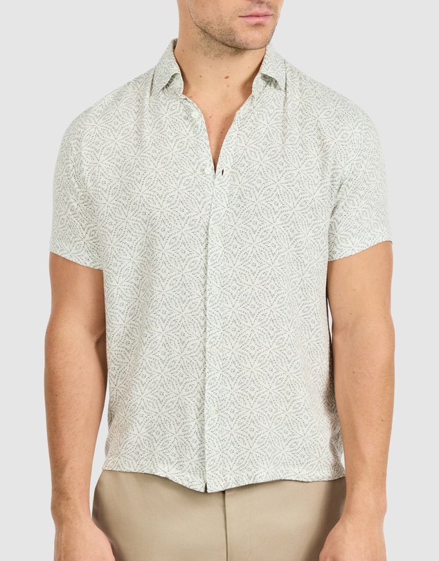 Tarocash - Blaise Textured Geo Shirt