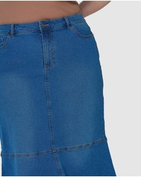 Indigo Tonic - Penny Denim Midi Skirt