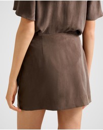 Forever New - Allegra Cupro Wrap Skirt