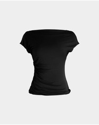 Forcast - Mia Off Shoulder Jersey Top