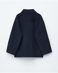 & Other Stories - Cocoon-Shaped Wool Jacket