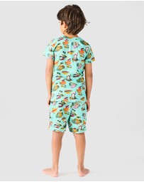 Kip&Co - KipCo x Mambo World Organic Cotton Short Sleeve Tee Short Pyjama Set - Kids