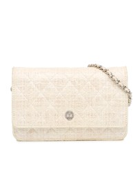 Pre-Loved by Azura Reborn - Pre-Loved CC Coated Tweed Wallet On Chain
