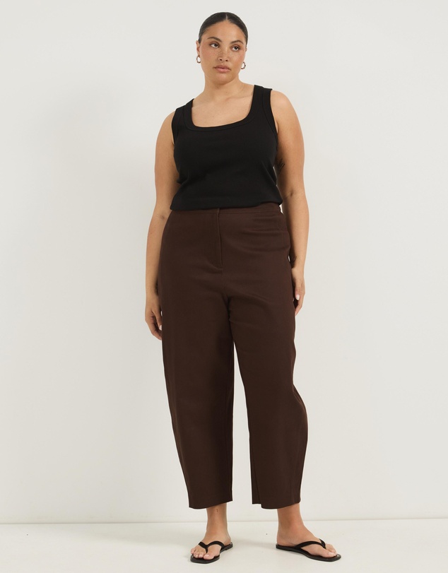 Atmos&Here Curvy - Elena Barrel Leg Pants