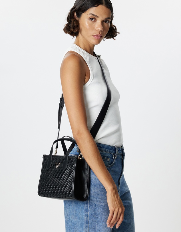 GUESS - Silvana 2 Comp Mini Tote Woven