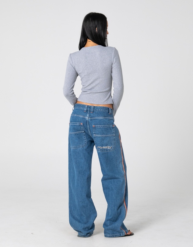 Rusty - Flip Mommy Low Rise Baggy Jean