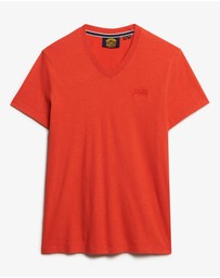 Superdry - Essential Logo Embroidered Vee Slim Fit Tee