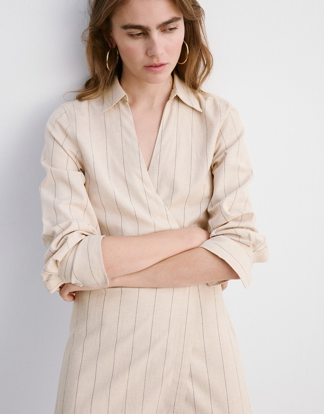 M.N.G - Striped Shirt Dress