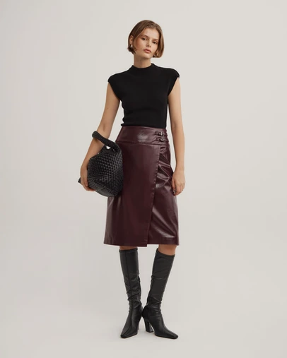 Witchery - Buckle Wrap Skirt