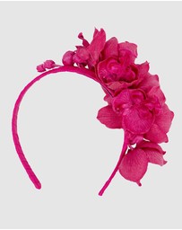 Max Alexander - Fuchsia Orchid Flower Fascinator