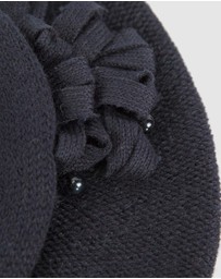 Max Alexander - European Made Navy Soft Wool Beret