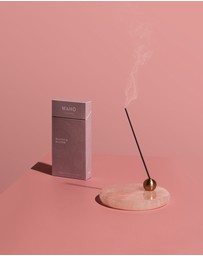 MAHO Sensory - Hoseki Sara - Rose quartz crystal Incense burner