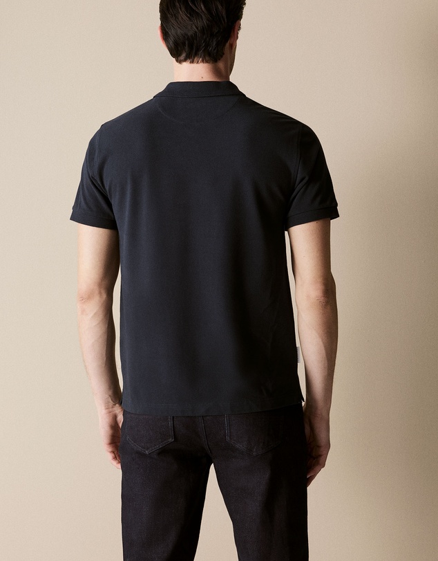 Trenery - Classic Pique Polo in Navy