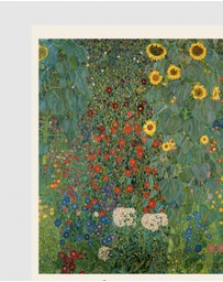 Inka Arthouse - Farm Garden 1908 by Gustav Klimt Art Print