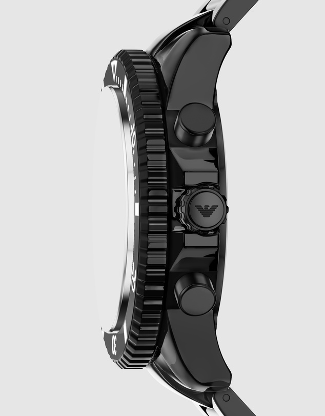 Emporio Armani - Black Chronograph Watch