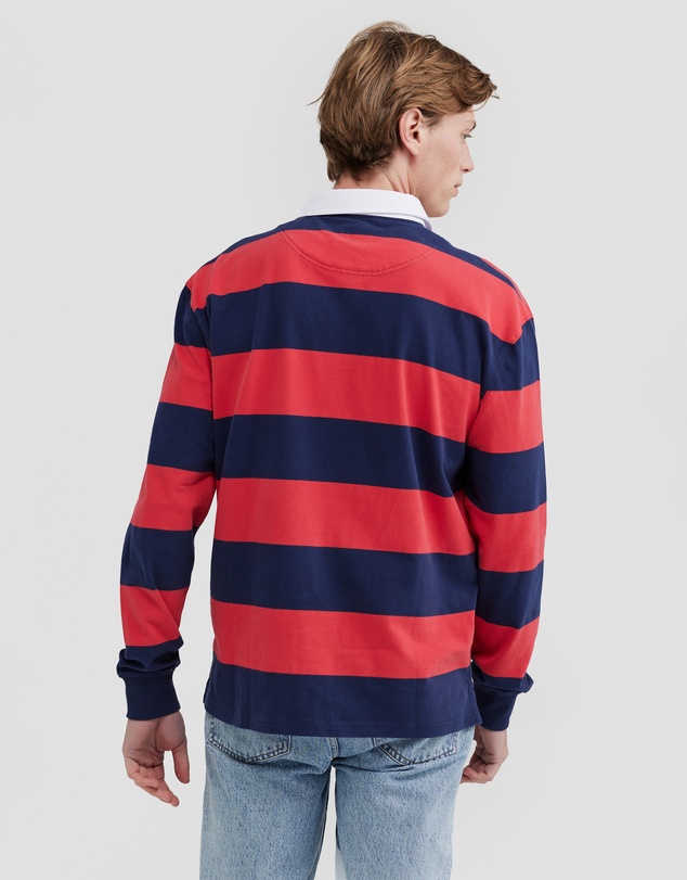 ORTC - Unisex Rugby Jumper Navy and Red Stripe